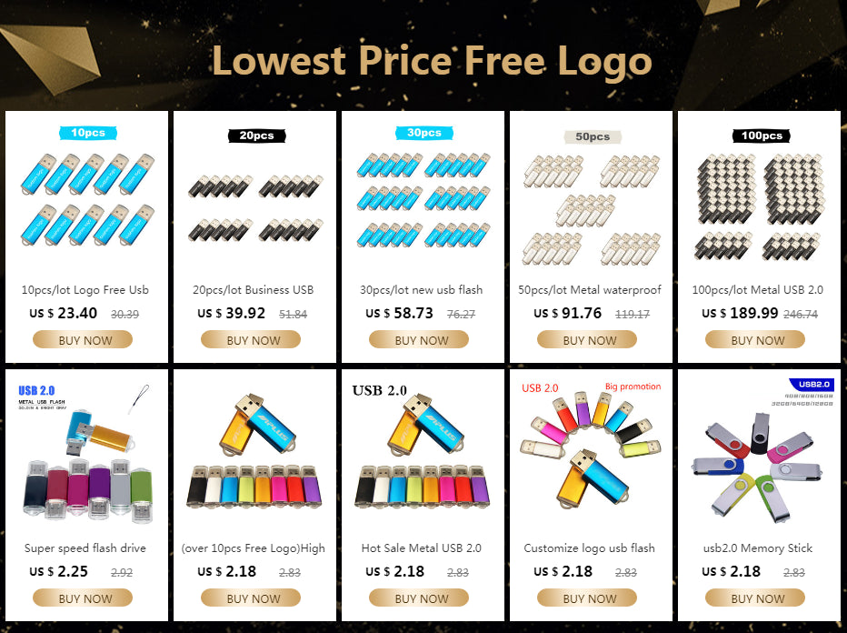 High Speed Colorful Usb Flash Drive 2.0 Metal Pendrive 32gb 16gb 1gb 64gb Pen Drive Memoria Usb Photography Gifts Memory Disk