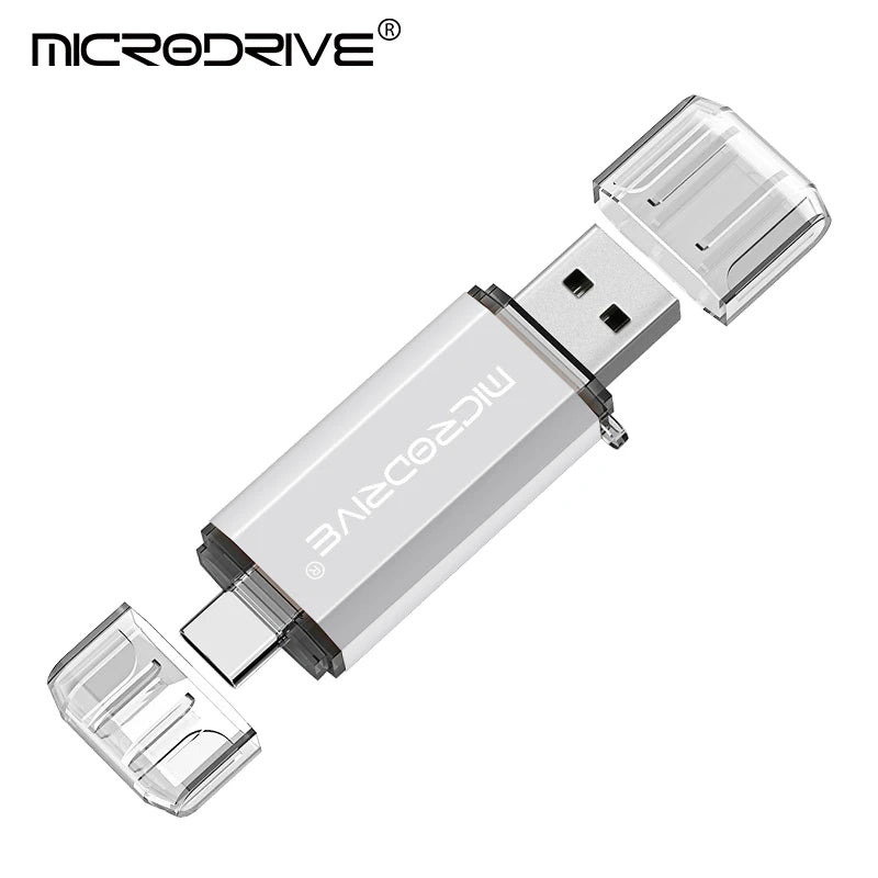 Pendrive Type C OTG USB Flash Drive 128GB 64GB 32GB 16GB 8GB 4GB USB Memory Stick 2.0 Pendrive High Speed for Type-C Device