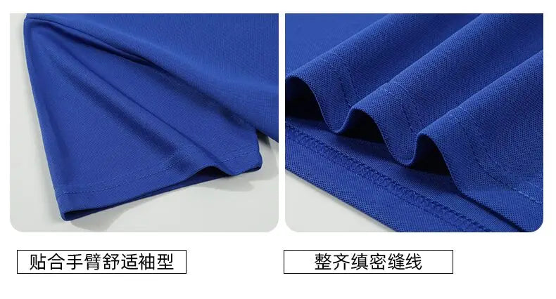 Embroidery New Summer Polo Shirt Men High Quality Men's Short Sleeve Top Business Casual Breathable Hot Sales Polo-shirt for Men