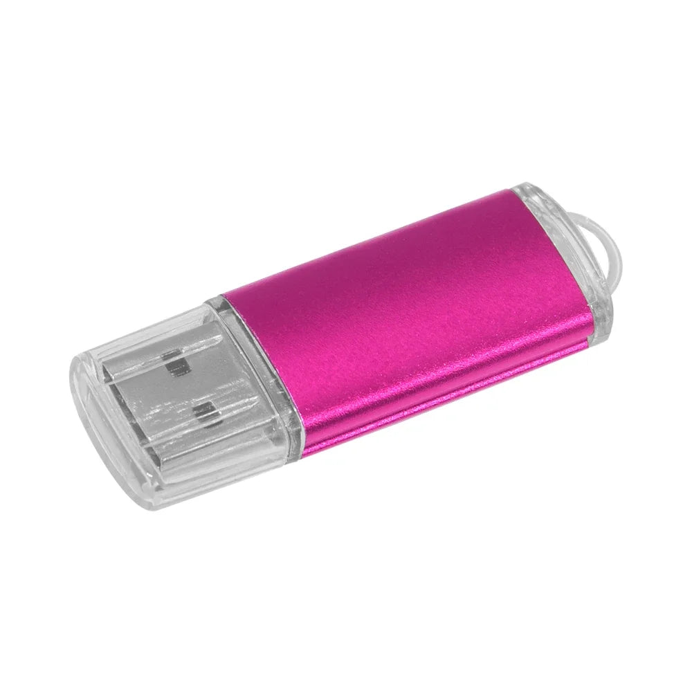 High Speed Colorful Usb Flash Drive 2.0 Metal Pendrive 32gb 16gb 1gb 64gb Pen Drive Memoria Usb Photography Gifts Memory Disk