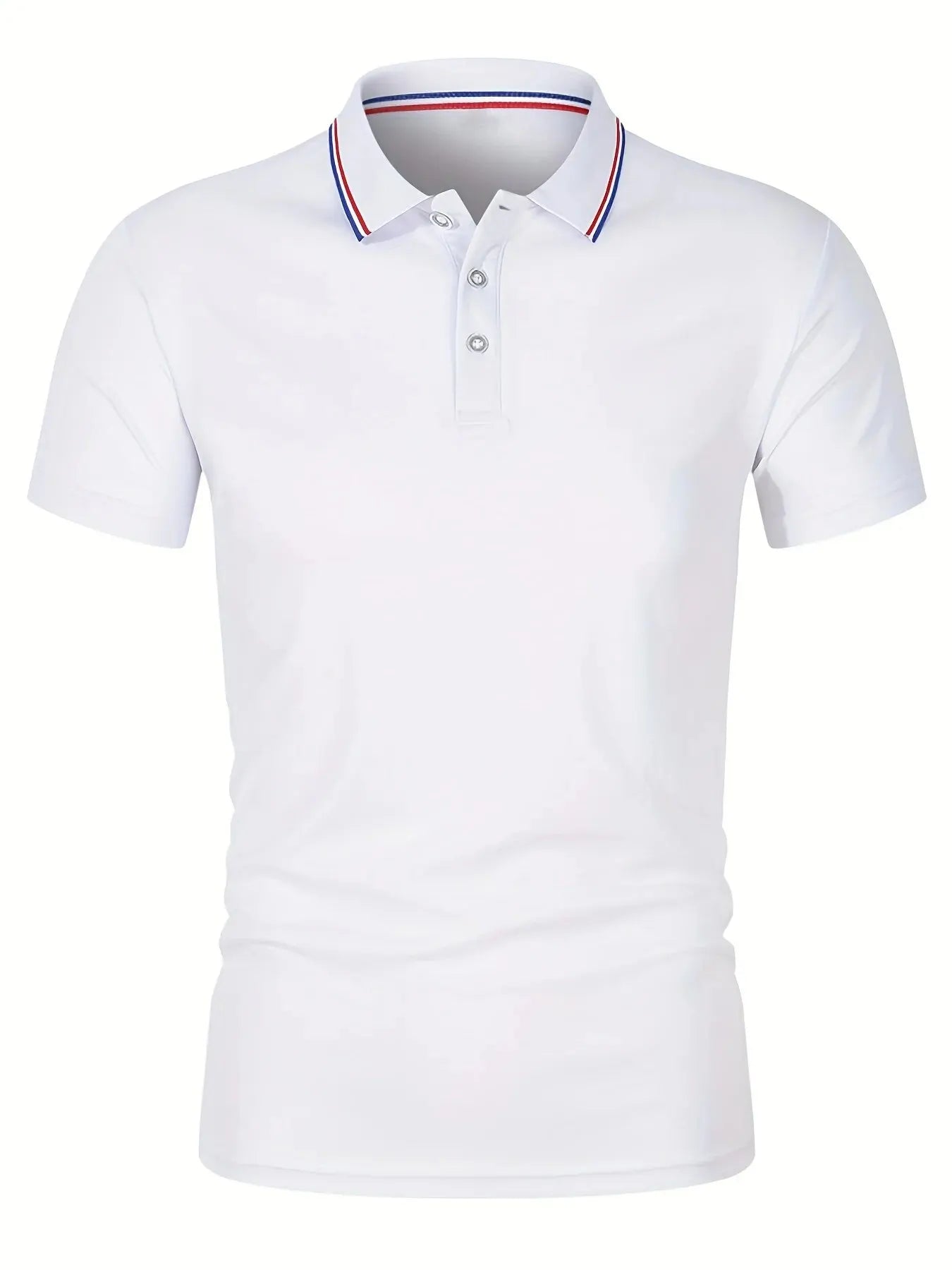 2025 Hot Sale Men's Summer Casual Breathable Comfortable Polo Shirt Men's Solid Color High Quality Short Sleeve T-Shirt