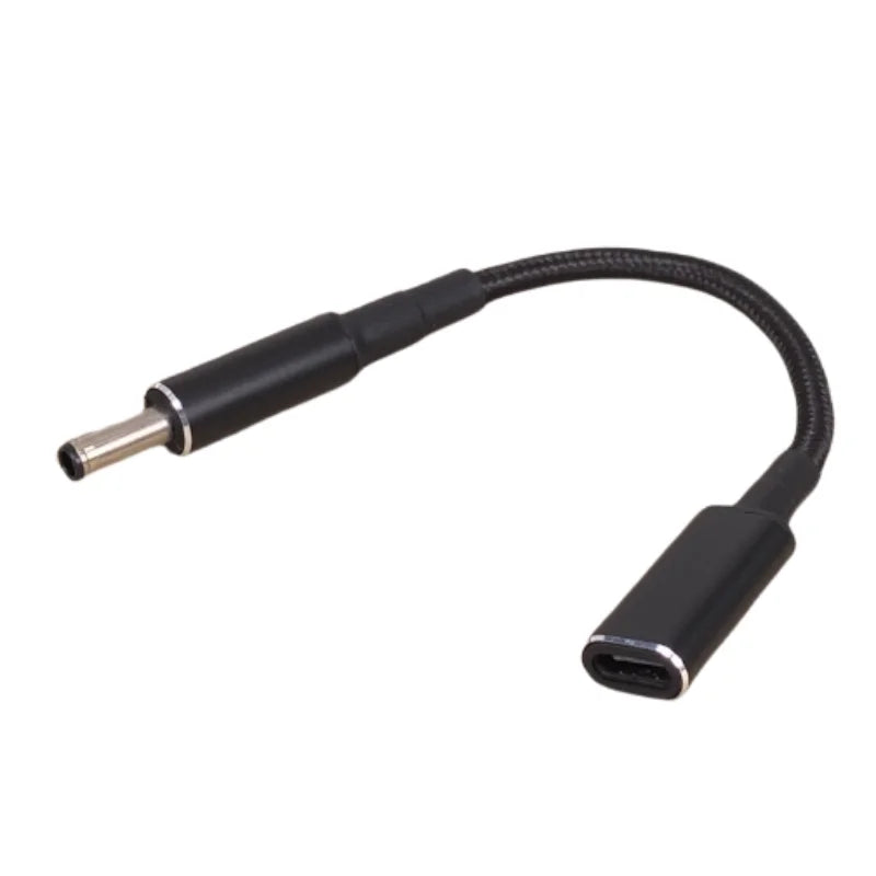 65W Type C Laptop Power Adapter Connector Plug USB Type C to Universal Laptop Charger Jack Charging Cable Cord for Notebooks