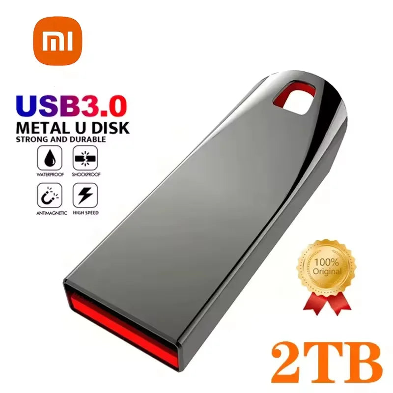 XIAOMI MIJIA 2TB USB3.2 Flash Drive Super High Speed Data Transfer 1TB Large Capacity Ultra-Fast Portable Storage Sleek Durable